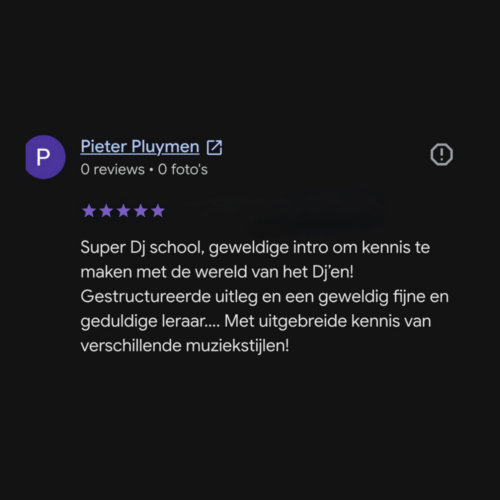 Review DJ opleiding